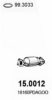 HONDA 18160PDAG00 Catalytic Converter